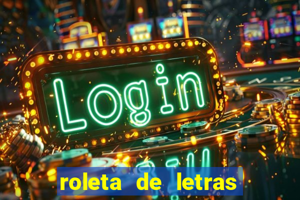 roleta de letras stop online